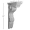 Ekena Millwork 6 1/2"W x 14 1/2"D x 26"H Giana Large Corbel COR06X14X26GI - alternate 2